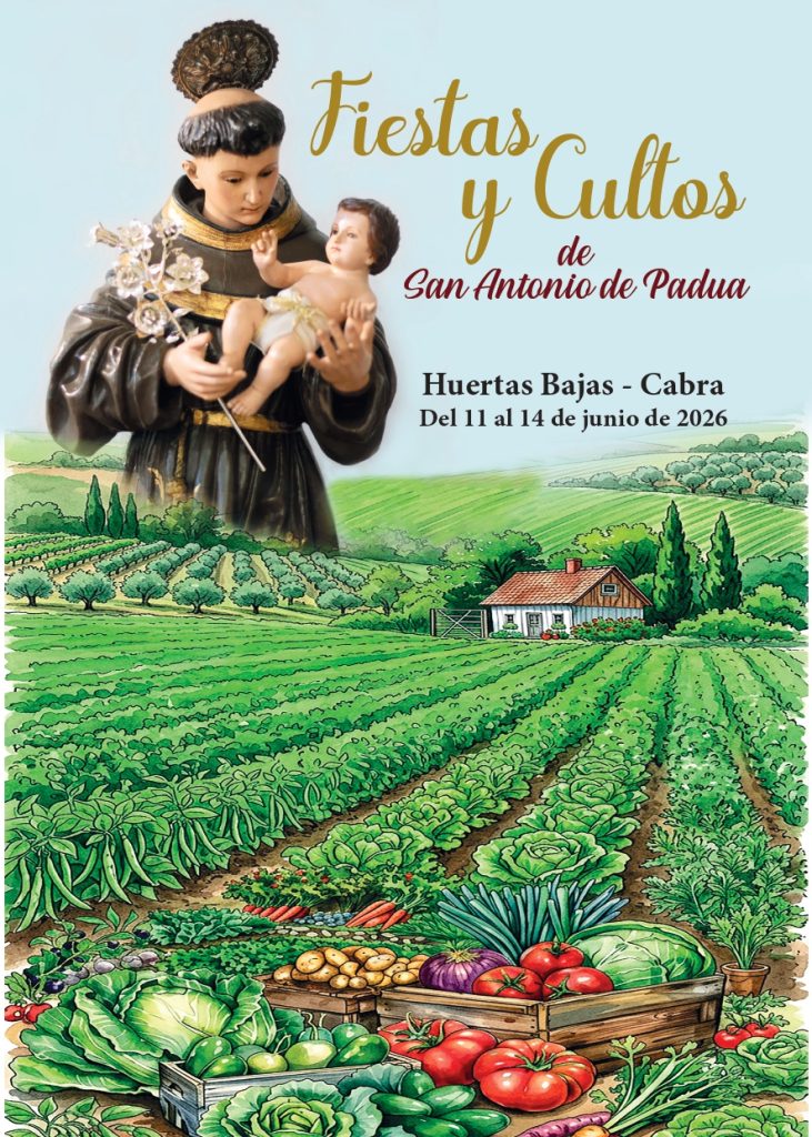 Fiestas patronales en honor a San Antonio de Padua 2026 Huertas Bajas de Cabra